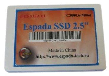 Внутренний SSD диск ESPADA